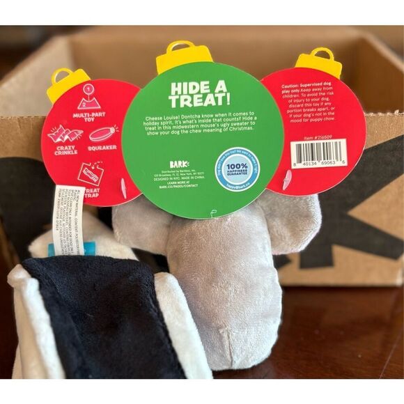 BARK BOX - NWT Dog Fun Bundle of 2 Toys & Bag of Soft Baked Treats. (Small Dogs) - Picture 5 of 14